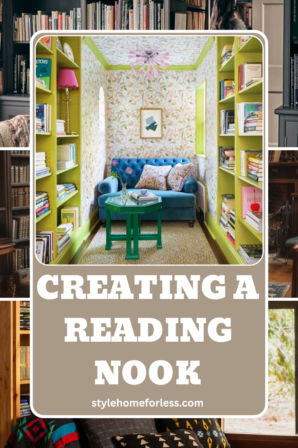 Budget home decor idea: Creating a Reading Nook in Any Room for Under $75
