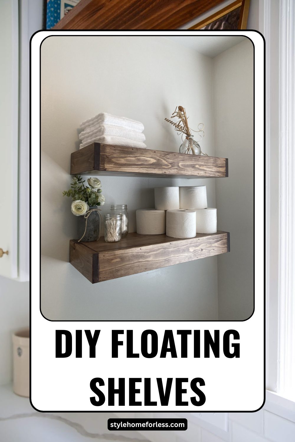 DIY tutorial: DIY Floating Shelves: 3 Easy Methods Under $20 Each