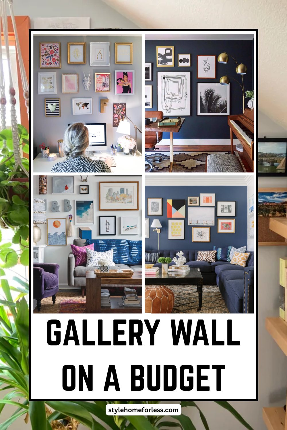 Budget home decor idea: Gallery Wall on a Budget: 12 Ideas Using Free Printables