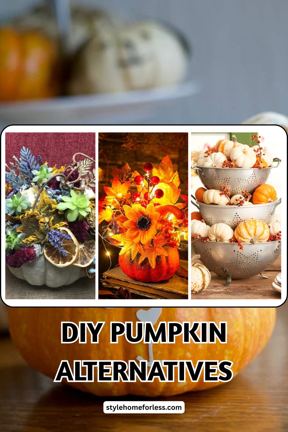 DIY tutorial: DIY Pumpkin Alternatives: 10 Budget Fall Centerpieces