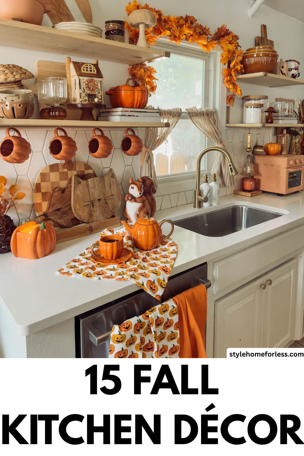 Budget home decor idea: Fall Kitchen Décor: 15 Budget Ideas to Warm Up Your Space