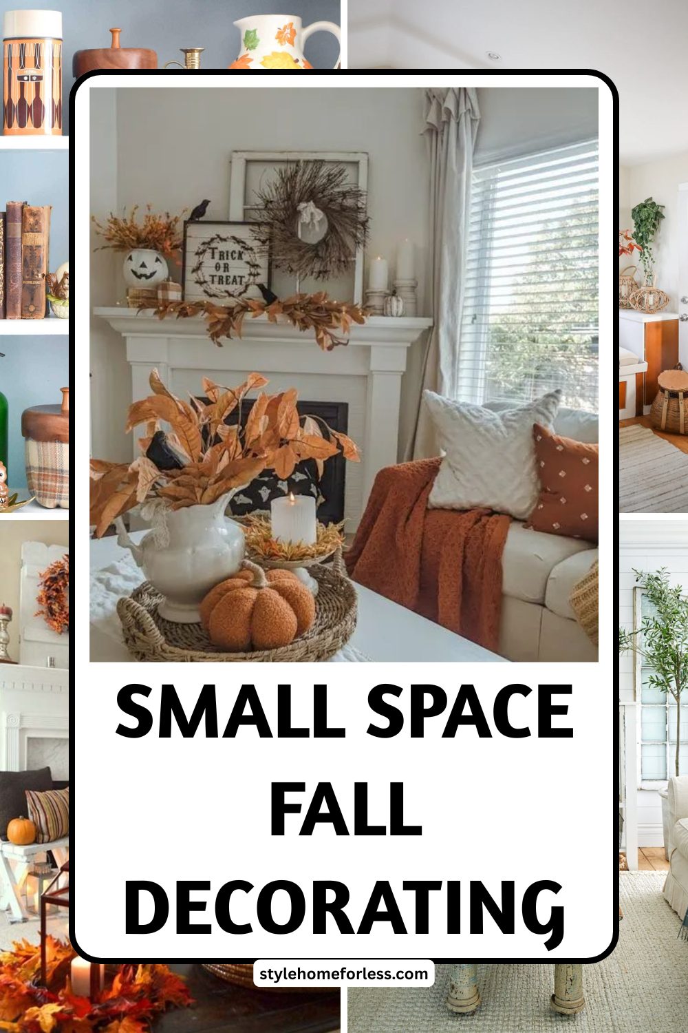 Budget home decor idea: Small Space Fall Decorating: Maximum Impact, Minimal Budget