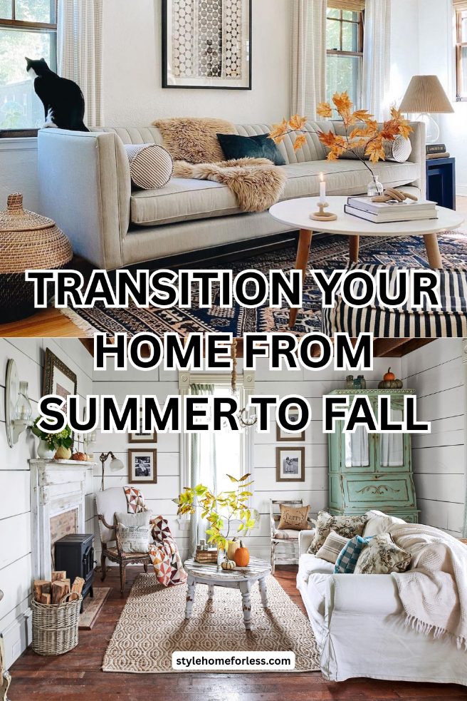 Seasonal decor idea: 15 Free Ways to Transition Your Home from Summer to Fall