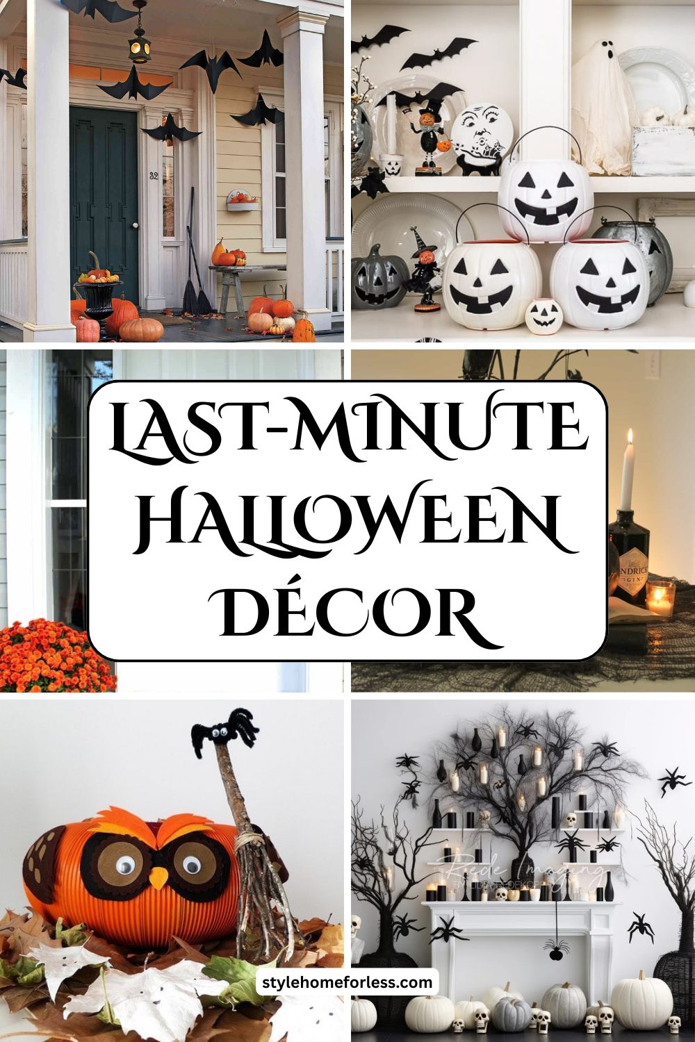 Seasonal decor idea: Last-Minute Halloween Décor: Best 1-Hour Projects