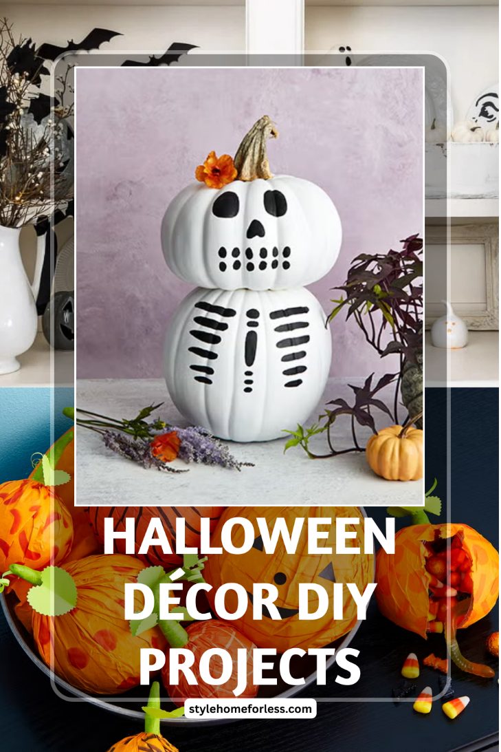 DIY tutorial: 31 Days of Halloween Décor: Week 1 Budget DIY Projects