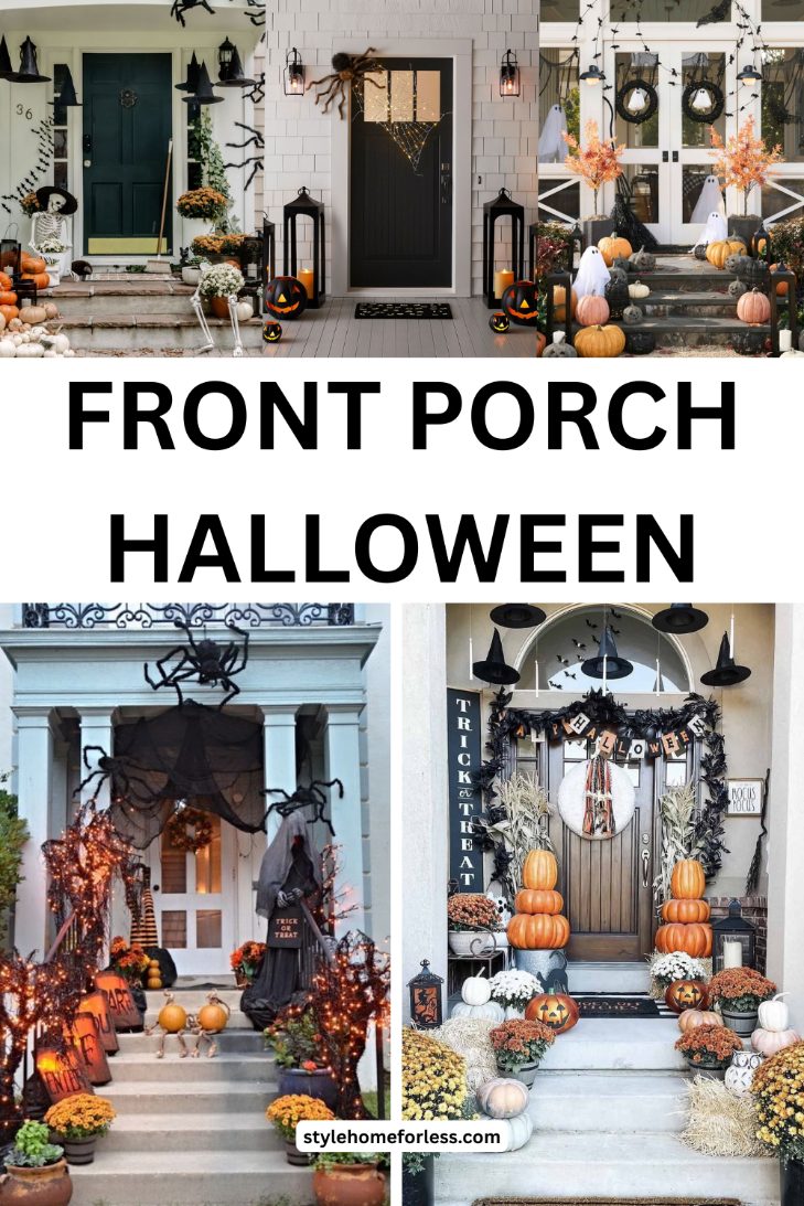 Budget home decor idea: Front Porch Halloween: Curb Appeal on a Budget