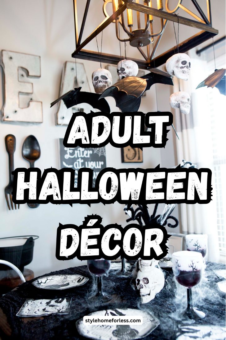 Seasonal decor idea: Spooky Chic: Adult Halloween Décor That’s Not Cheesy