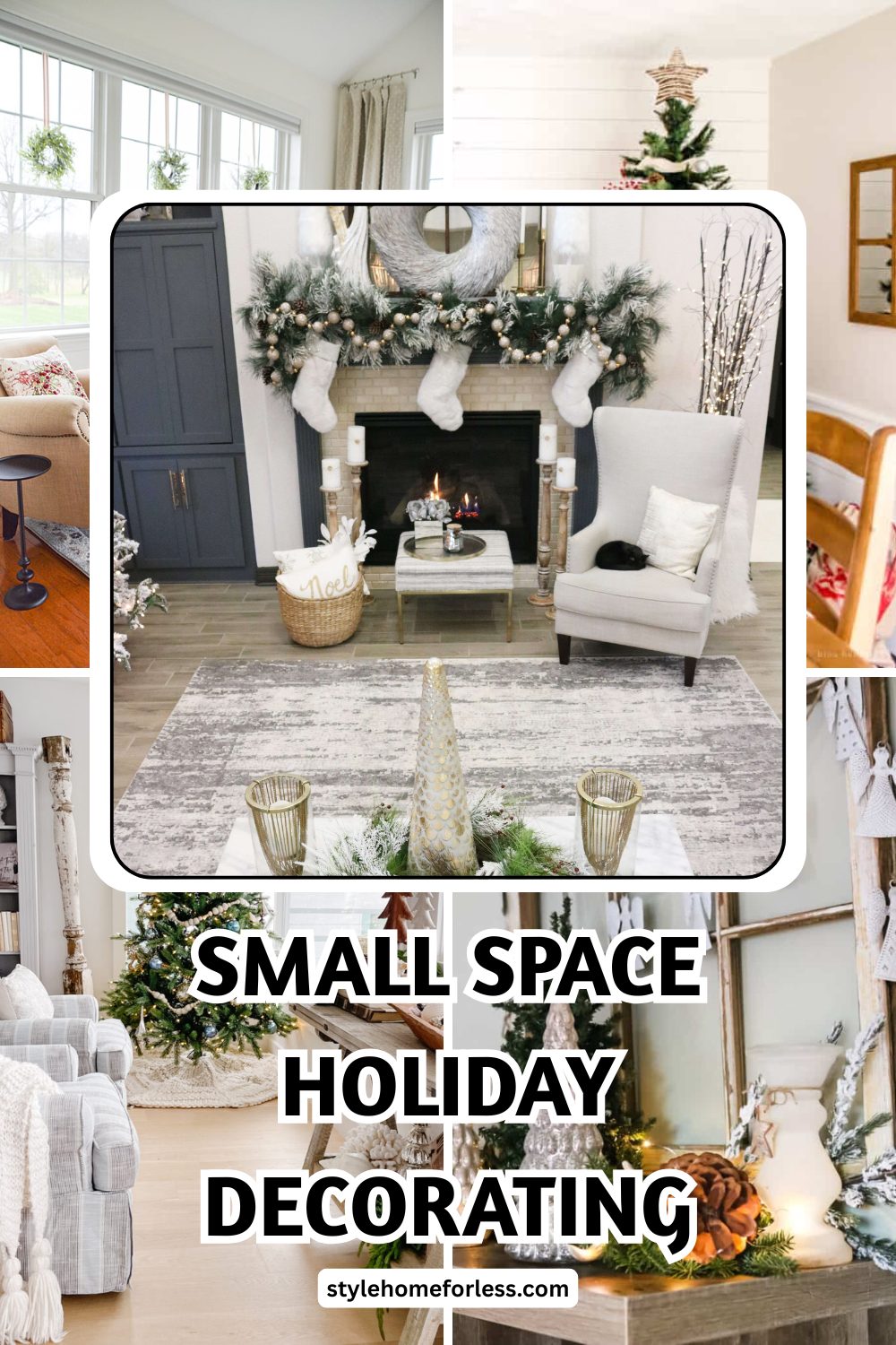 Room makeover inspiration: Small Space Holiday Decorating: Apartment & Condo Guide